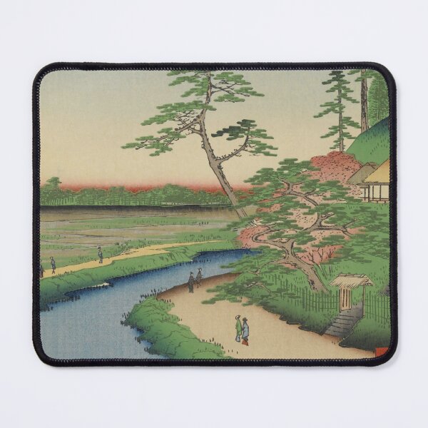 Item preview, Spring Trees on Aqueduct Ukiyo-e Japanese Art designed and sold by VintageArchive.