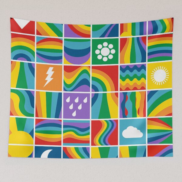 Item preview, Rainbow weather designed and sold by marufemia.