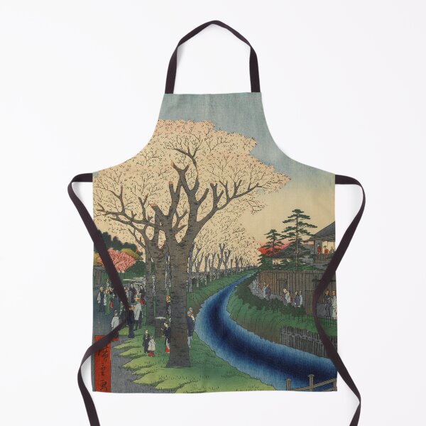 Item preview, Spring Cherry Trees Blossoms Ukiyo-e Japanese Art designed and sold by VintageArchive.