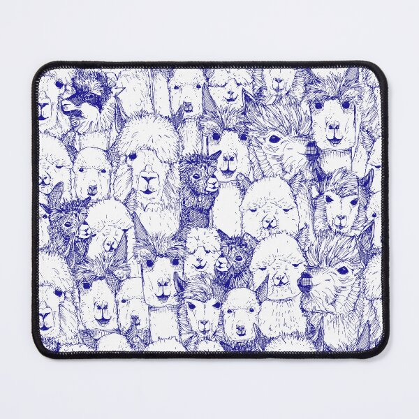 Item preview, solo alpacas azul blanco designed and sold by scrummy.