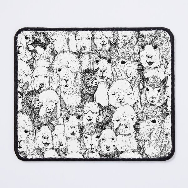 Item preview, solo alpacas negro blanco designed and sold by scrummy.