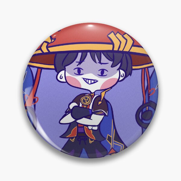 Item preview, Chibi Scaramouche Genshin Impact designed and sold by elosart.
