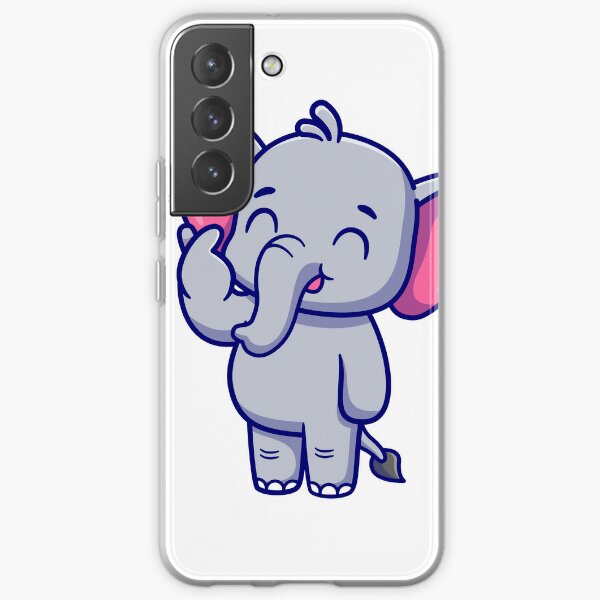 Patrón de elefantes blanco y negro funda de teléfono trasero capa para iPhone Samsung Huawei 