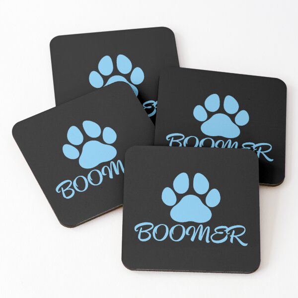 Artikelvorschau, Blauer Hundename Boomer entworfen und verkauft von Foofighter01.