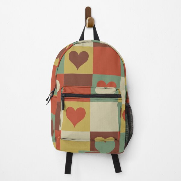 Item preview, heart (red, golden brown, cream, green, brown) designed and sold by kim tang.