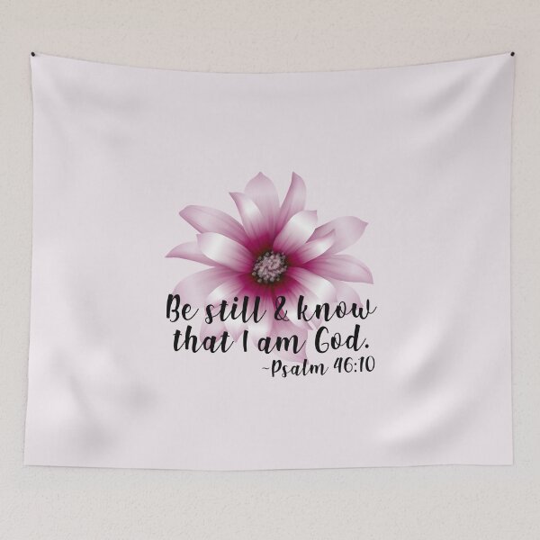 Item preview, “Be Still and Know That I am God” Psalm 46:10 designed and sold by PawsitiveMum.