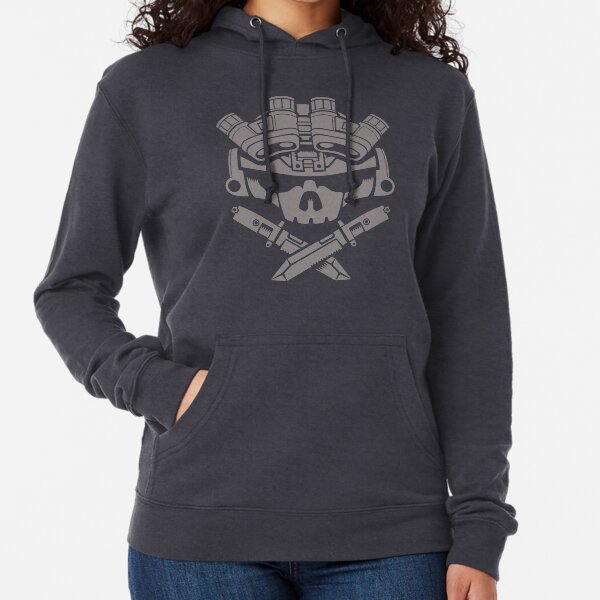 LIGHTS OUT grey Lightweight Hoodie