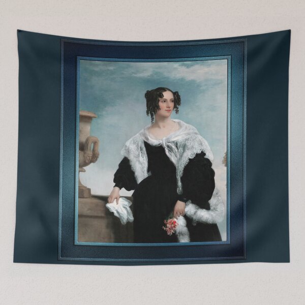 Item preview, Portrait Of A Lady by Franz Xaver Winterhalter Remastered Xzendor7 Classical Fine Art Old Masters Reproductions designed and sold by Xzendor7 Digital Art Creations.
