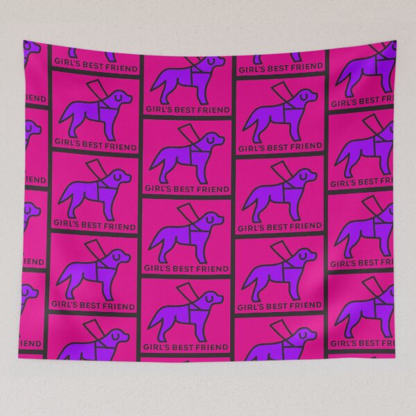 Item preview, Girl's Best Friend Pink designed and sold by IndeOandM.