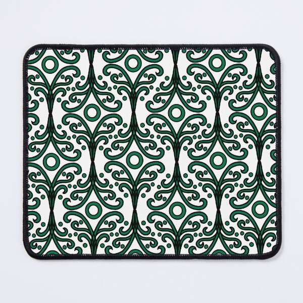 Item preview, Floral doorbell (green on white)  designed and sold by Encie-Designs.