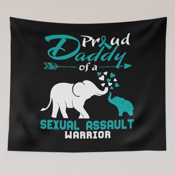Item preview, Proud Daddy Of A Sexual Assault Warrior designed and sold by Hatjar.