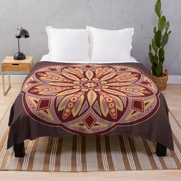 Item preview, Pomegranate Shortbread Mandala designed and sold by Allison Stockslager.