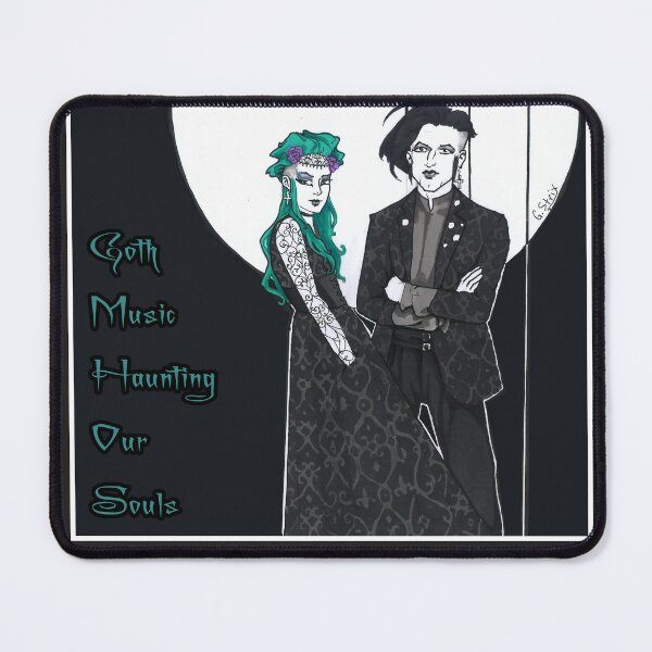Item preview, 2 Years Twitch Anniversary / Goth Music Haunting Our Souls version designed and sold by GEISTERWELT-.