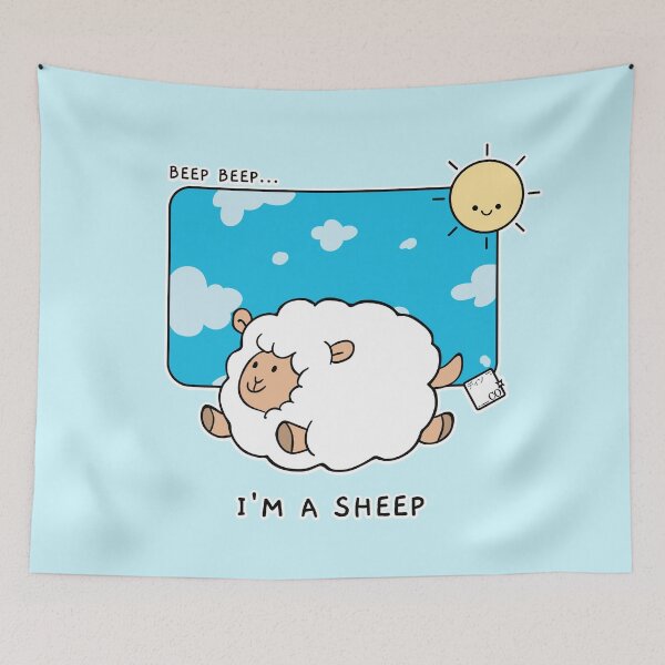 Item preview, Beep Beep I'm a Sheep  designed and sold by Disocodesigns.