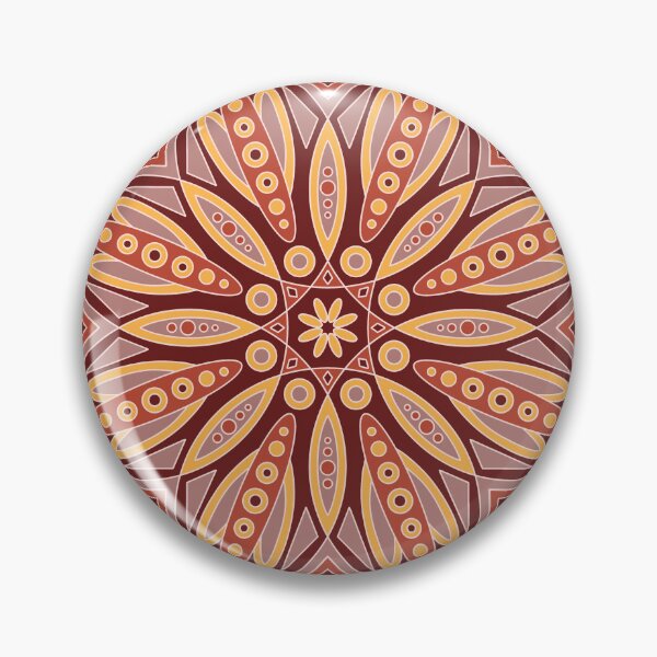 Item preview, Pomegranate Shortbread Mandala designed and sold by Allison Stockslager.