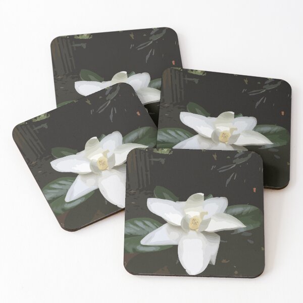 Item preview, Magnolia Tree Flower Vector Portrait designed and sold by DefectivePortal.