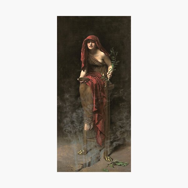 Item preview, John Collier - Priestess Of Delphi1891 designed and sold by artcenter.