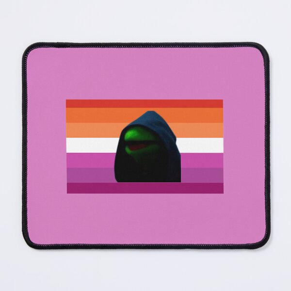 Item preview, Kermit the Frog Lesbian Flag designed and sold by Charlie Draws.