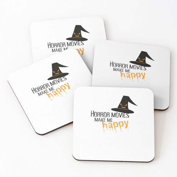 Item preview, Horror Movies Make Me Happy -  Simple scary design for horror movies lovers designed and sold by OpenCloset.