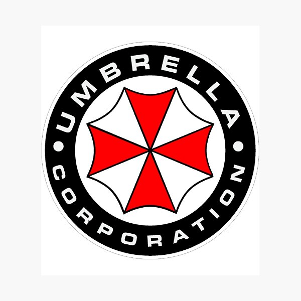 "Umbrella Corporation Circle Logo" Photographic Print for Sale by