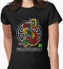 DJ Professor Stone - July 2012 Merch ver 777 black Women's Fitted T-Shirt