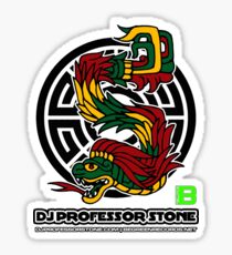 DJ Professor Stone - July 2012 Merch ver 777 black Sticker