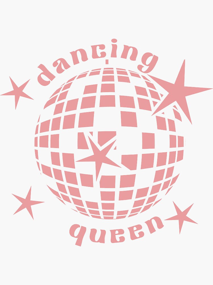 "Dancing Queen Disco Ball" Sticker for Sale by lilyscott918 Redbubble