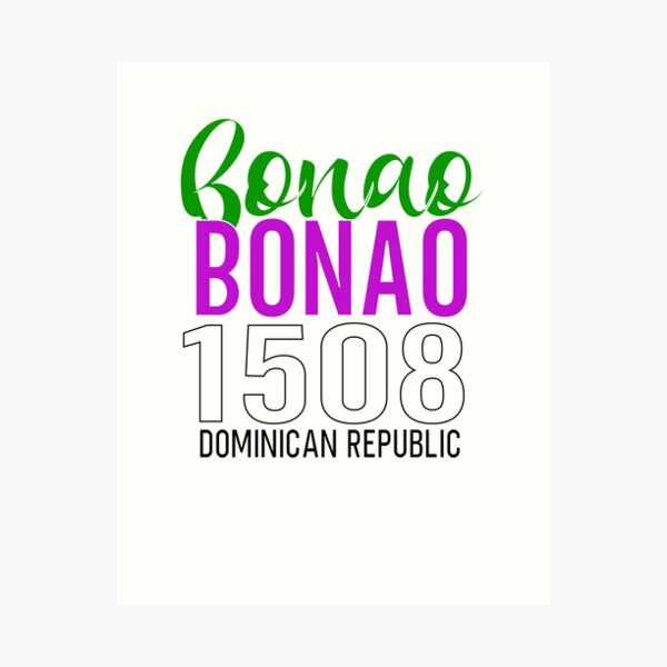 Aperçu de l'œuvre BONAO BONAO 1508 RÉPUBLIQUE DOMINICAINE créée et vendue par Kacarea.