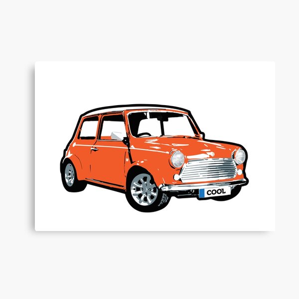 Large Austin Mini Rover Cooper S Front Car Classic Wall Poster Art Picture Print 