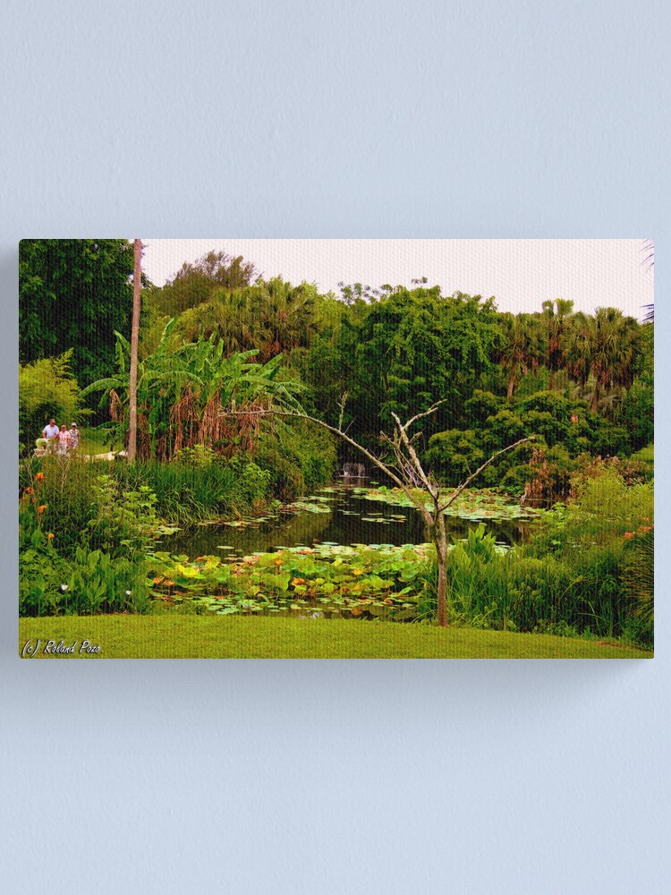 Alternate view of Lakeside Stroll Canvas Print