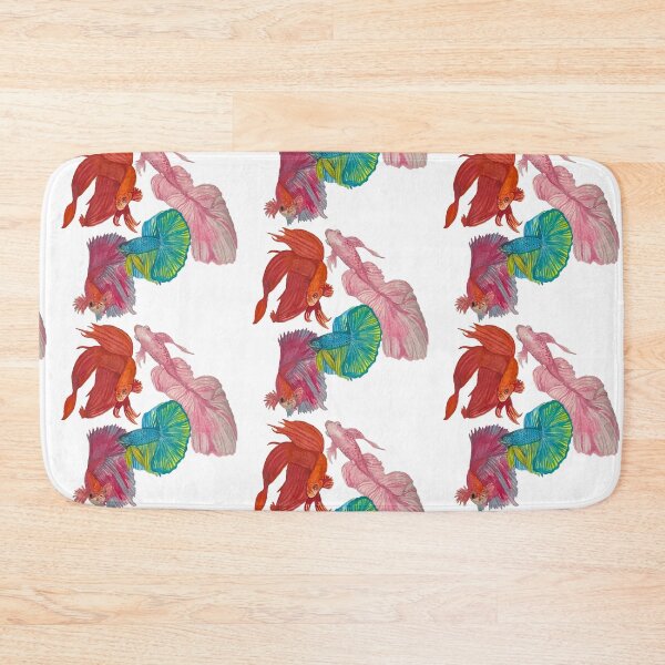 Item preview, betta fish in watercolor designed and sold by altairaleon.