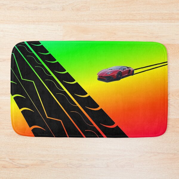 Item preview, Super Sports car tire tread rainbow deSign designed and sold by MystixJack.