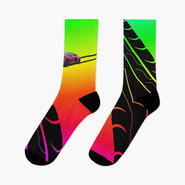 Item preview, Super Sports car tire tread rainbow deSign designed and sold by MystixJack.