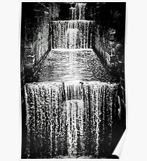 Fallendes Wasser Poster