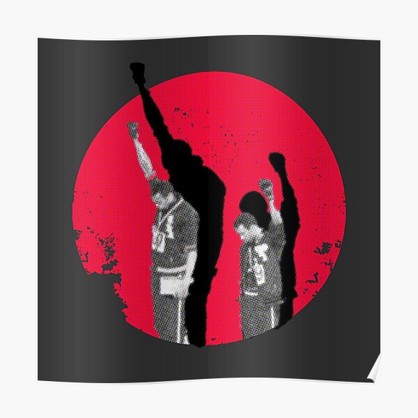 Moments in history - mexico 68 - Tommie Smith Poster