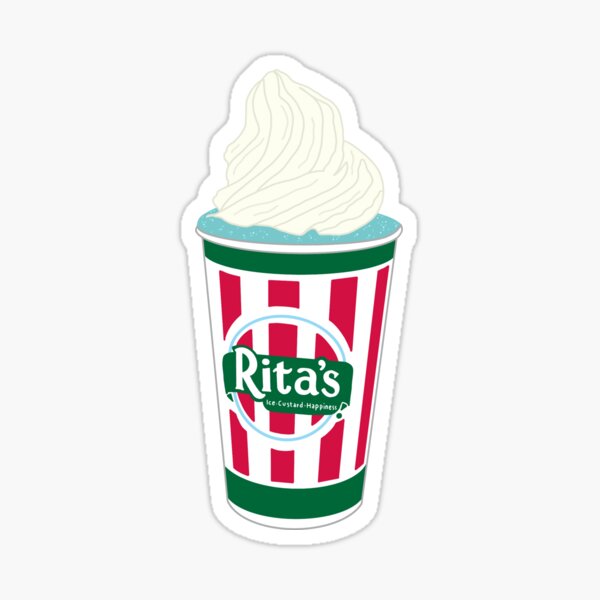 "Rita’s Ice" Sticker by kaleyhoggle Redbubble