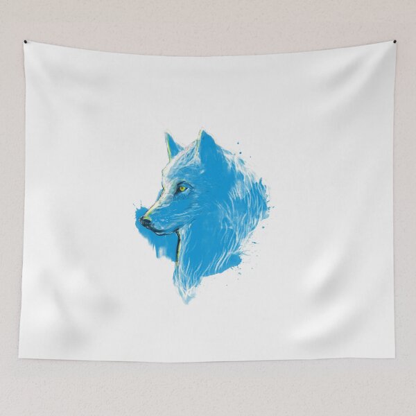 Item preview, sumi wolf blue designed and sold by kharma zero.