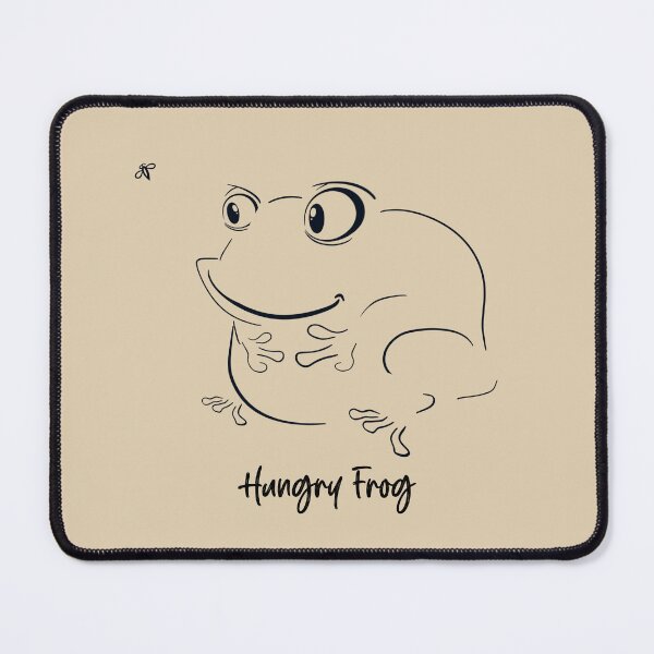 Item preview, Hungry frog hand drawn line design  designed and sold by TipTopTapo.
