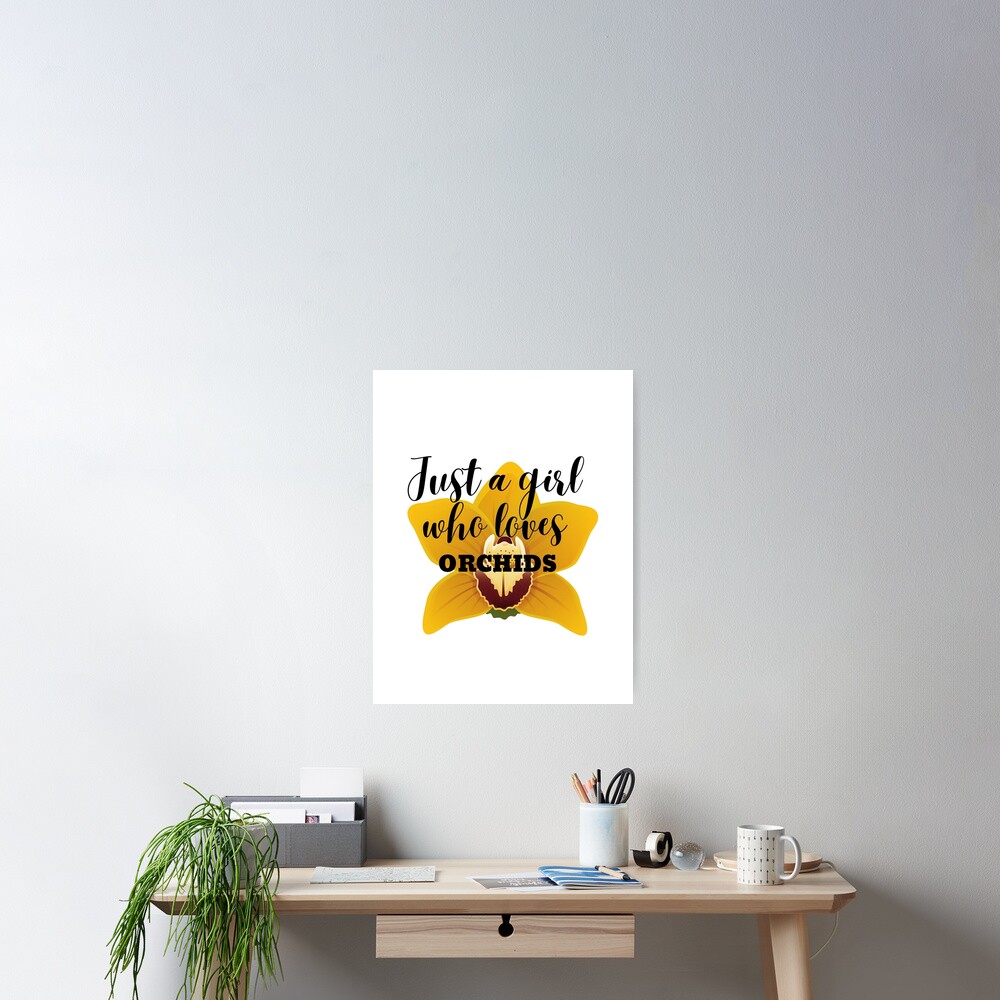 "Funny Orchid Quotes" Poster for Sale by NatalieKRose Redbubble