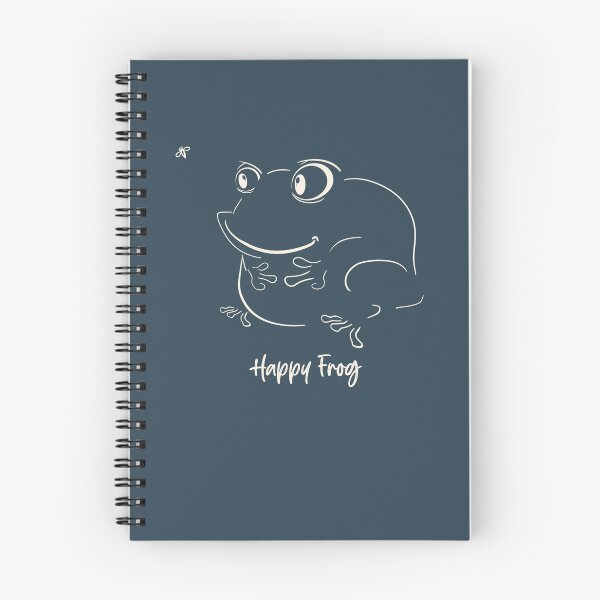 Item preview, Happy frog hand drawn line design white  designed and sold by TipTopTapo.