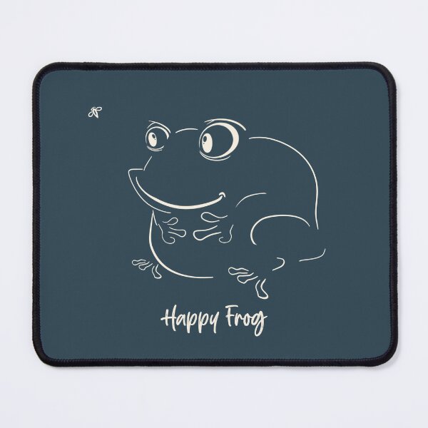 Item preview, Happy frog hand drawn line design white  designed and sold by TipTopTapo.