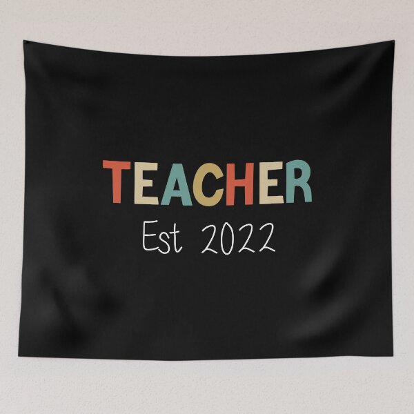 Item preview, Teacher Est 2022 - New Teachers Graduation Gift Idea designed and sold by AMERZAGUE DESIGN.