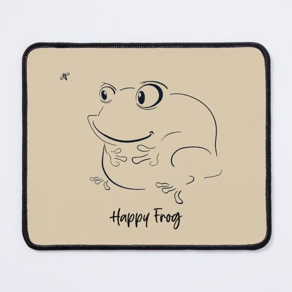 Item preview, Happy frog hand drawn line design  designed and sold by TipTopTapo.