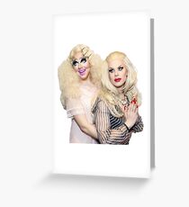 trixie and katya Greeting Card