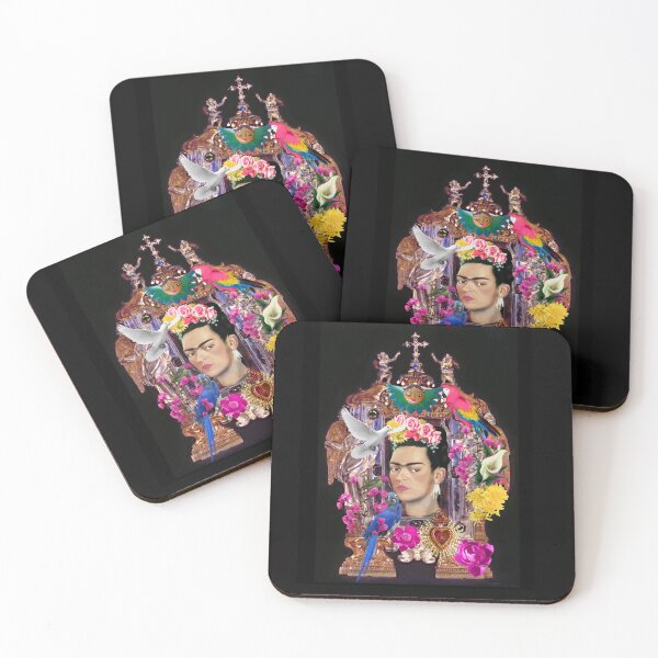 Item preview, Frida Kahlo Flowers Birds designed and sold by FridaArtGallery.