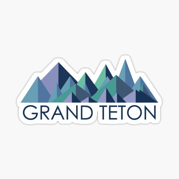 Item preview, Grand Teton designed and sold by luggagestickers.