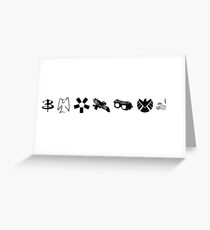 Whedonverse Logos Greeting Card