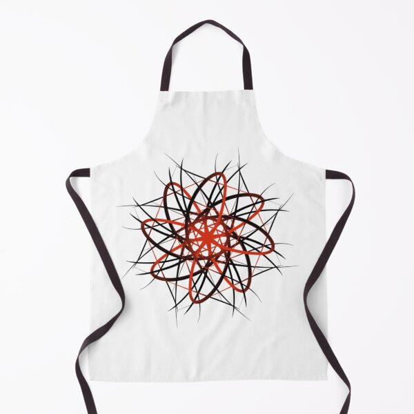 Item preview, Red and black star, abstract art designed and sold by Meo Design.