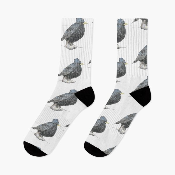 Item preview, Starling in Work Boots designed and sold by JimsBirds.