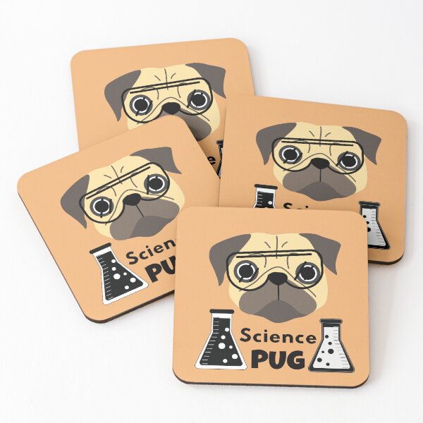 Item preview, Science Dog-Pug Gift designed and sold by BronikowskiART.